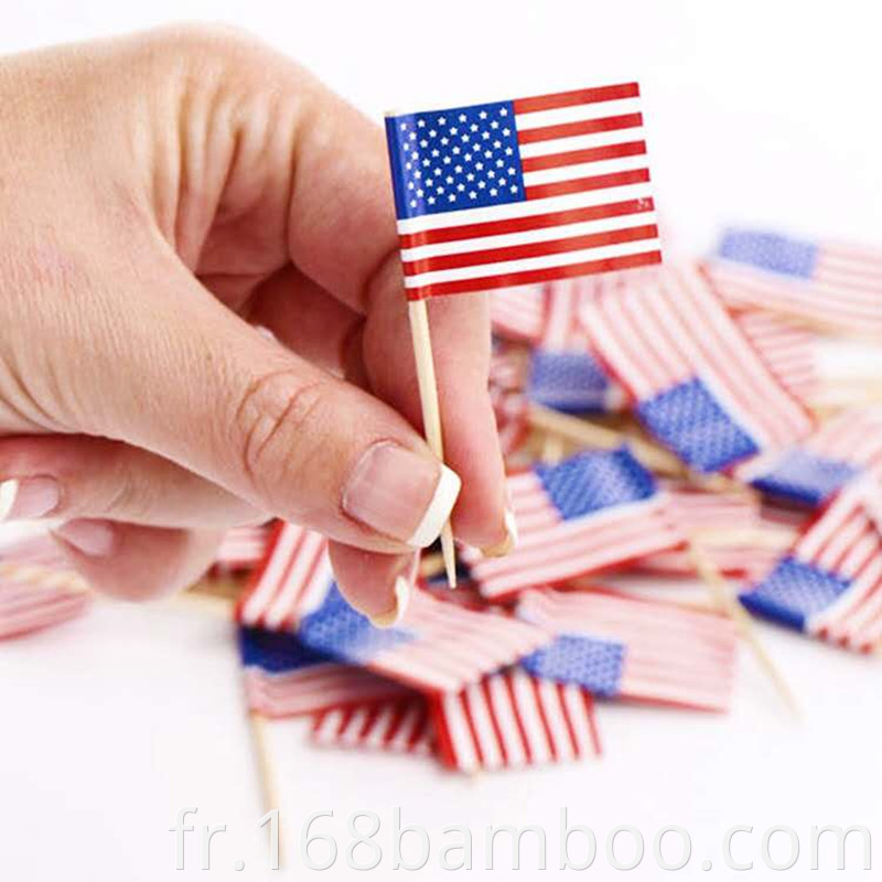 American flag toothpick